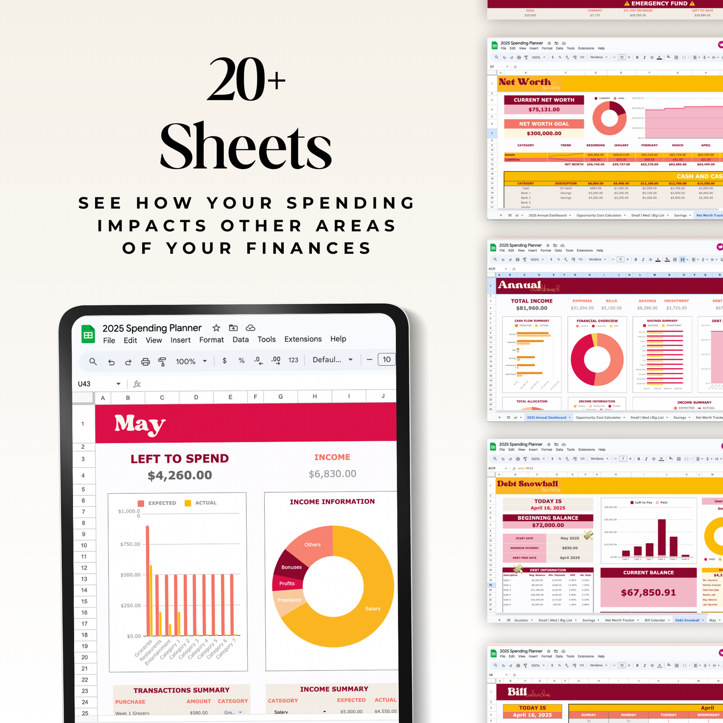 2025 Spending Planner