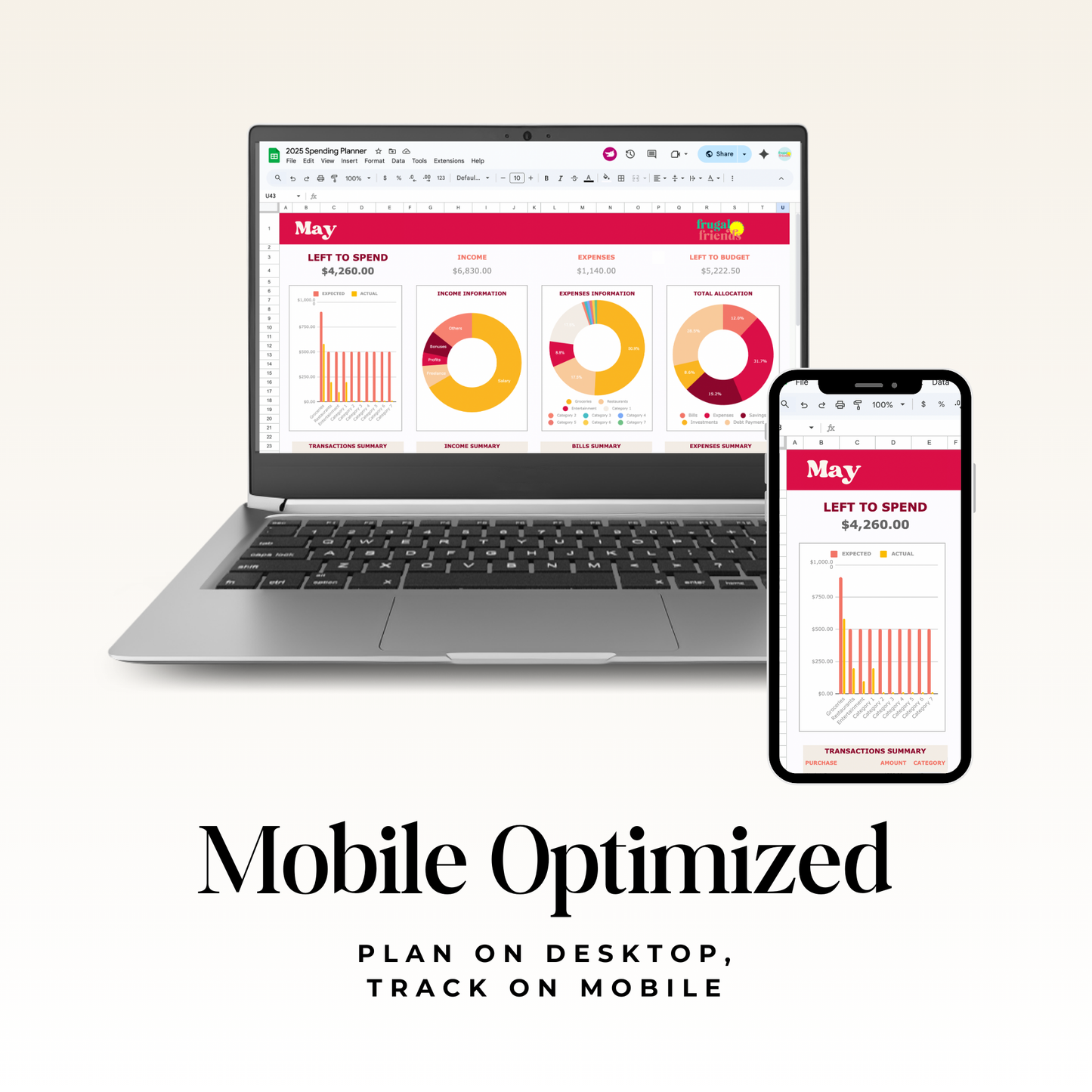 2025 Spending Planner