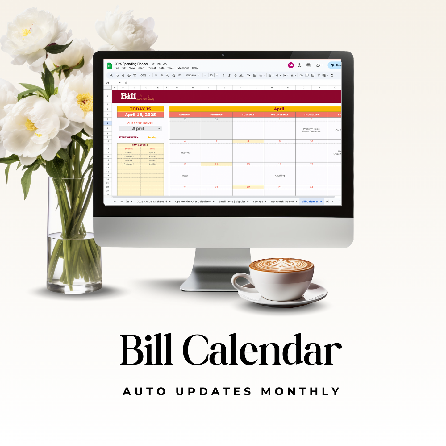 2025 Spending Planner