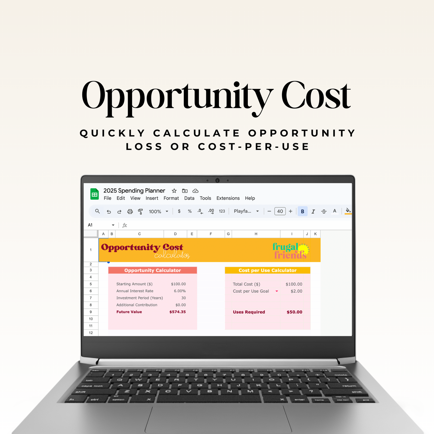 2025 Spending Planner