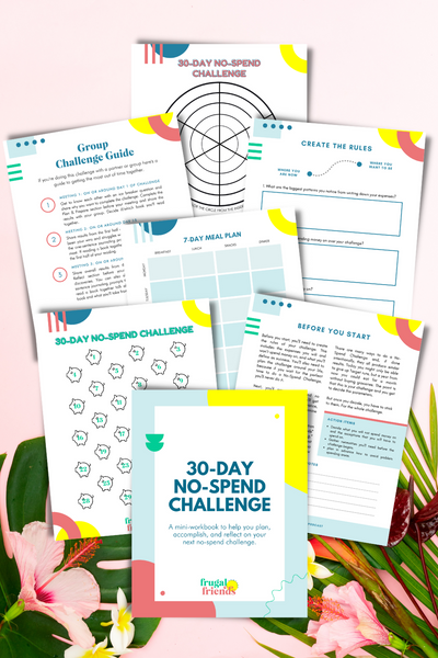30-Day No-Spend Challenge {35+ Page Digital Download}