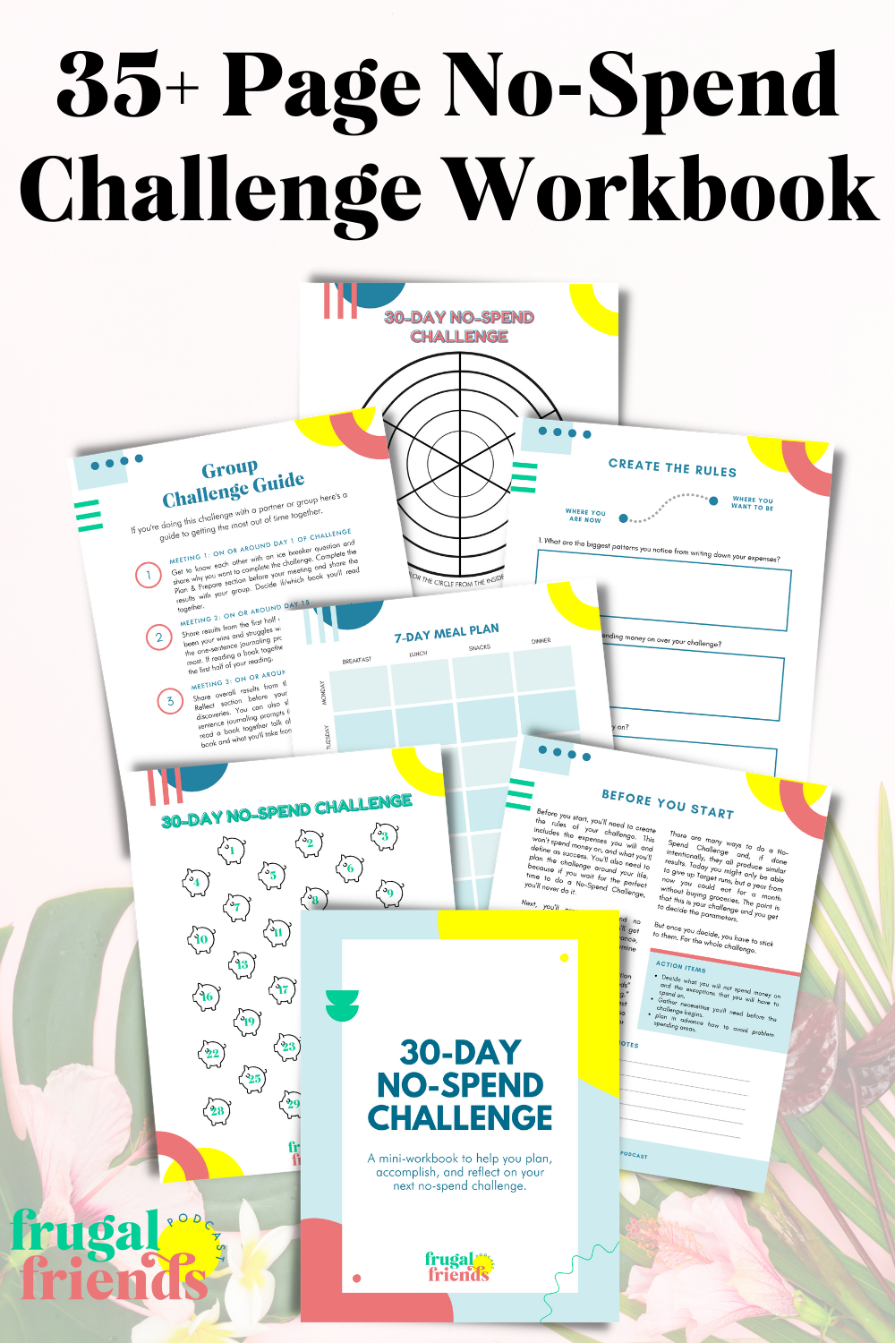 30-Day No-Spend Challenge {35+ Page Digital Download}