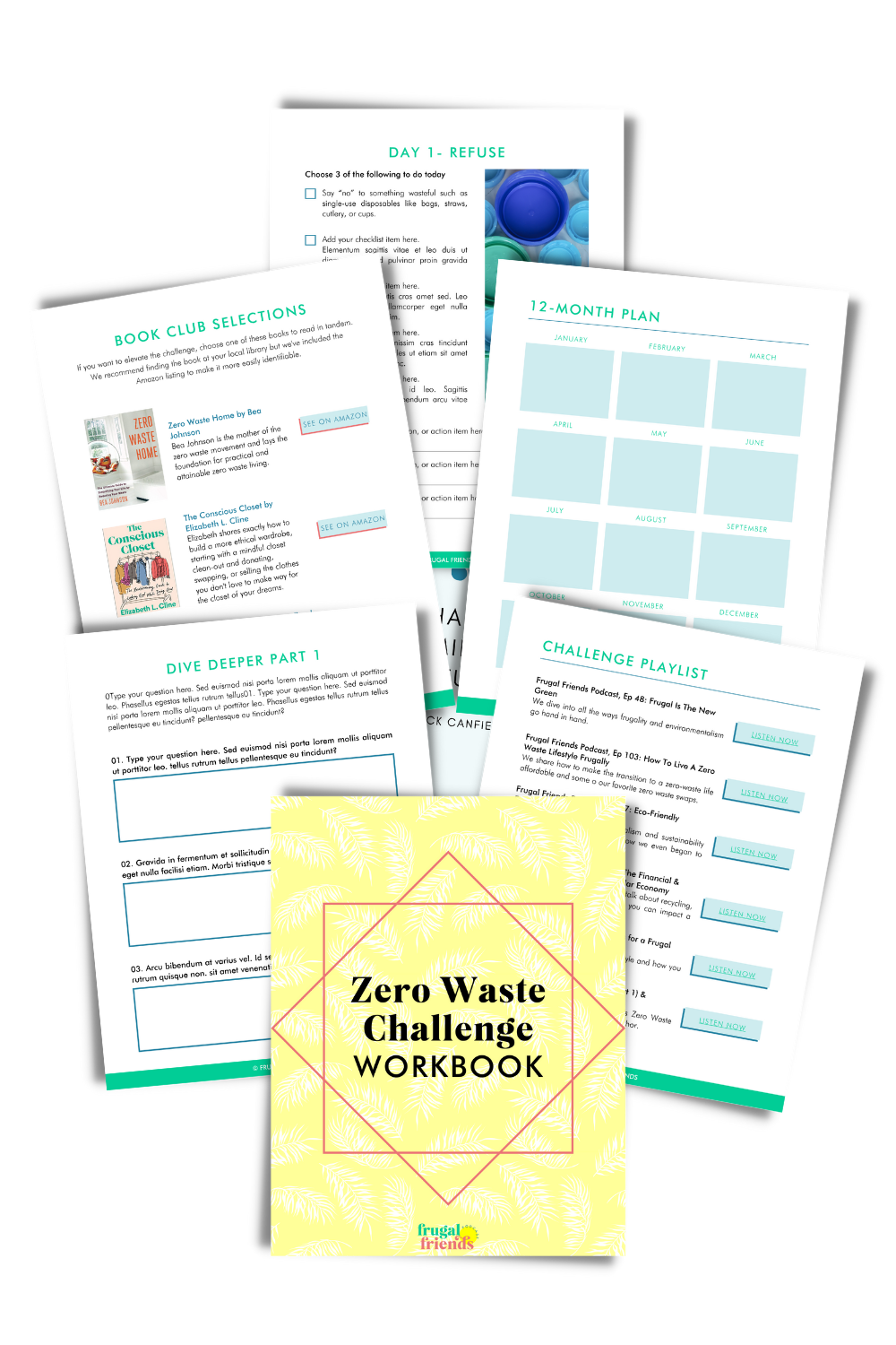 Zero-Waste Challenge {25+ Page Digital Download}