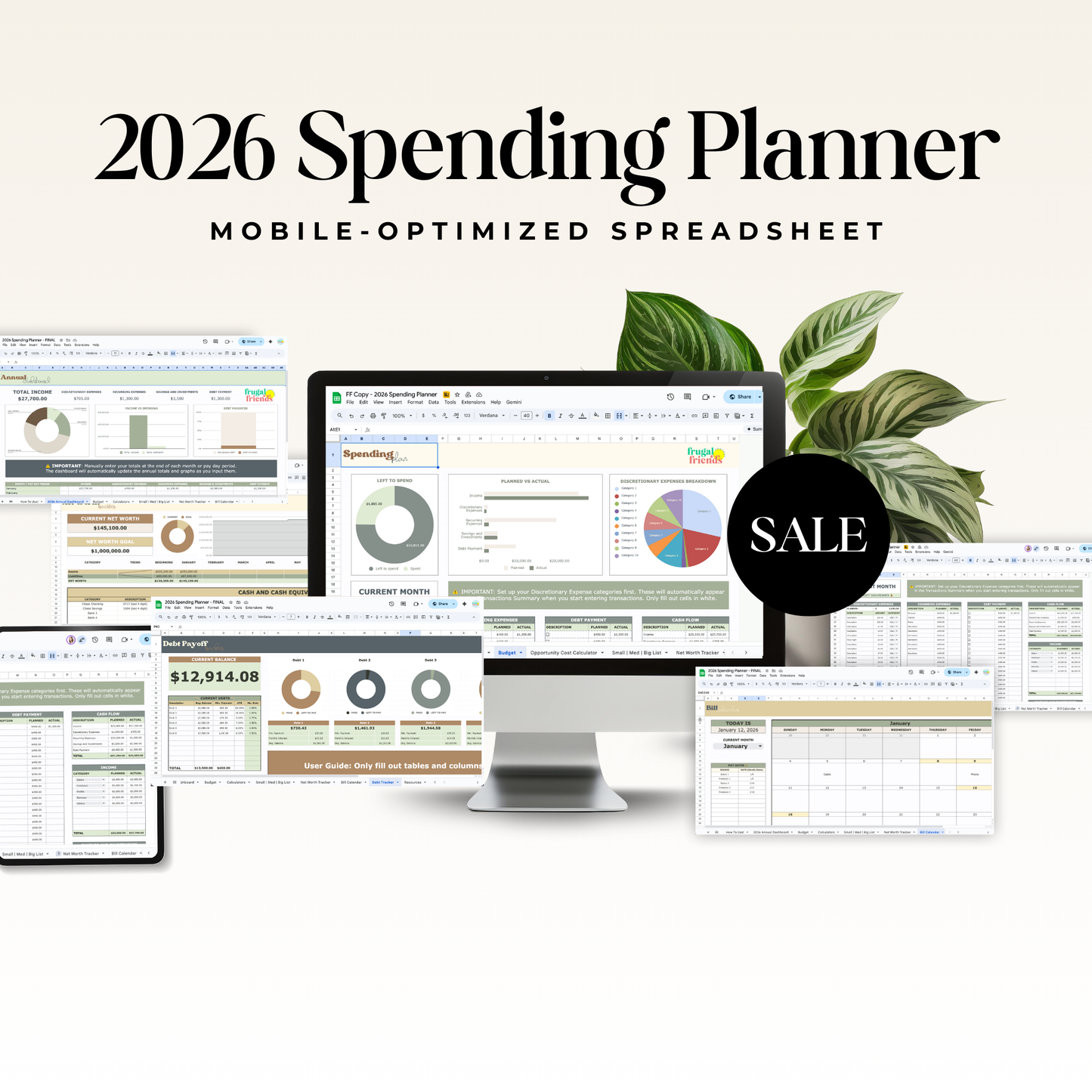 Values-Based Planner BUNDLE (All 3 Spreadsheets!)