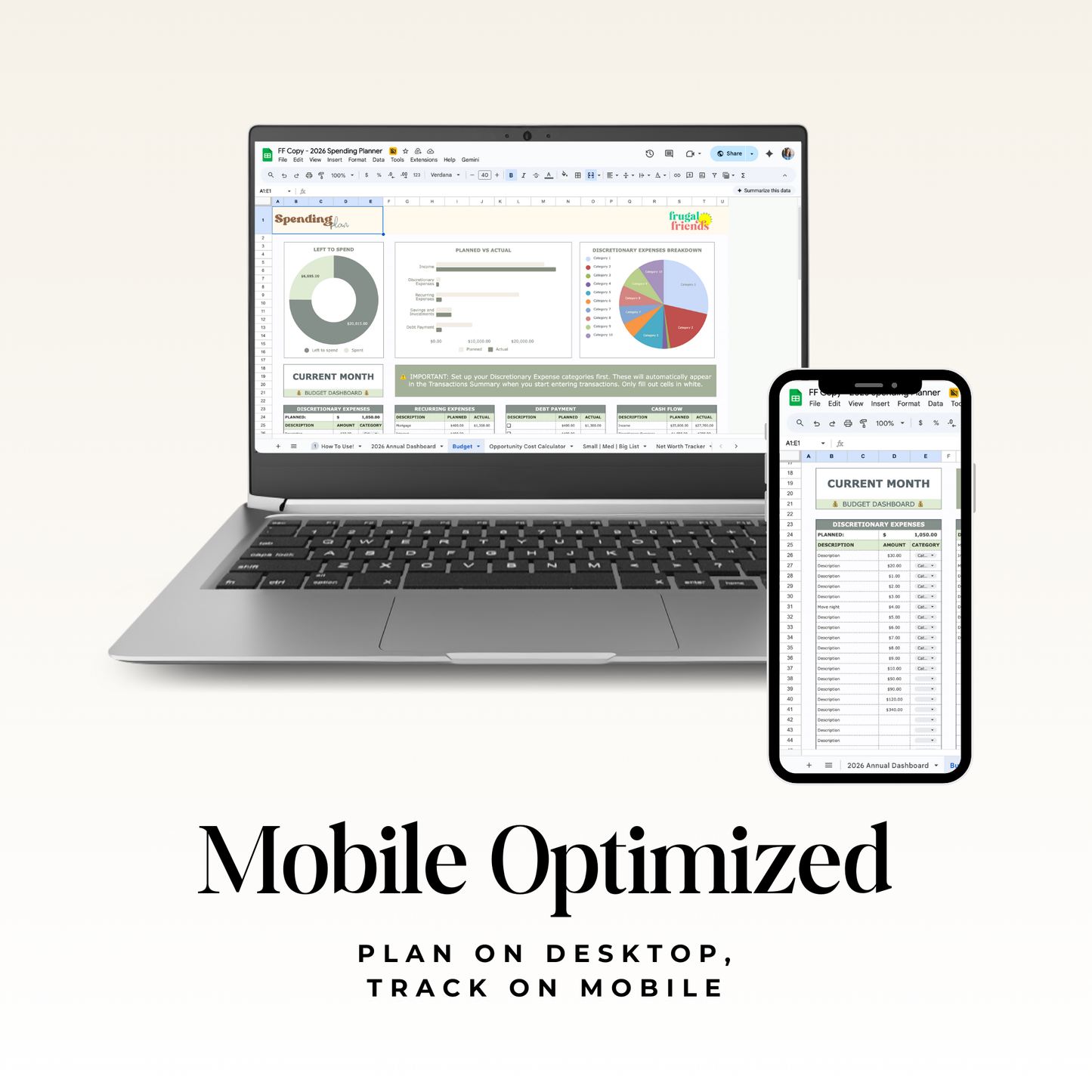 2026 Spending Planner