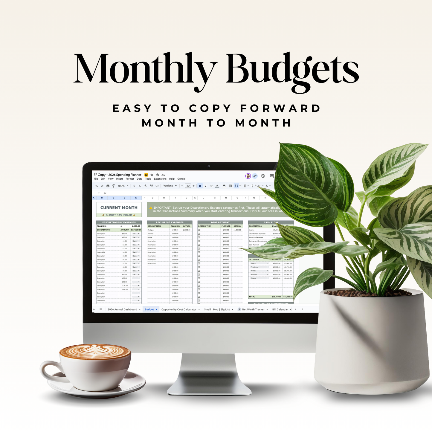 2026 Spending Planner