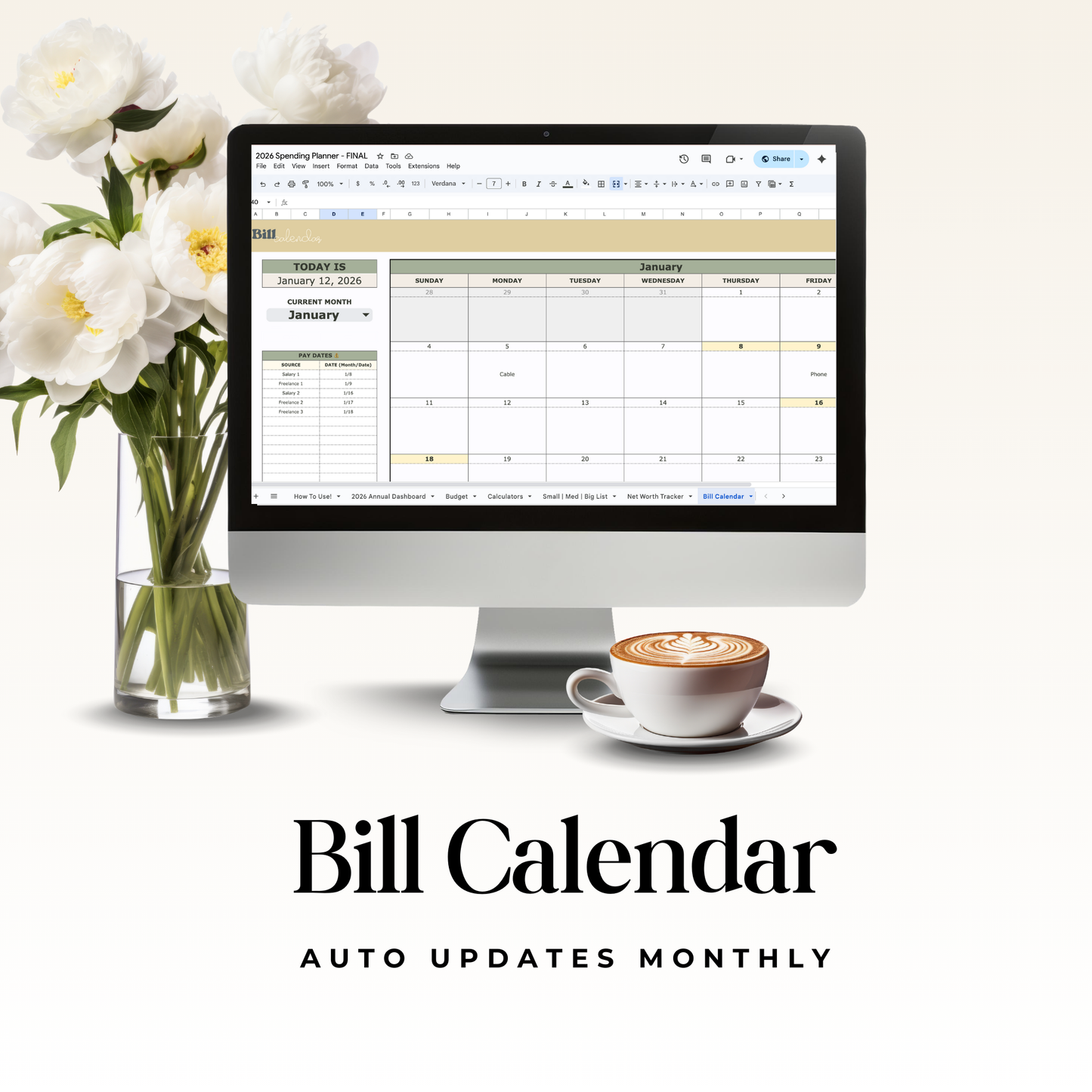 2026 Spending Planner