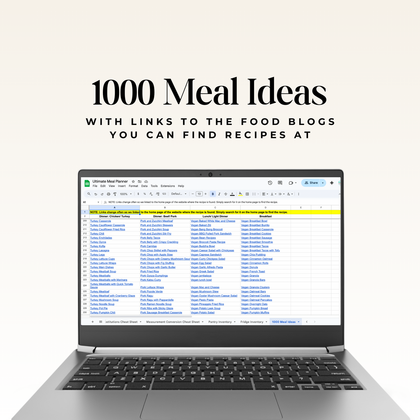 Ultimate Meal Planner