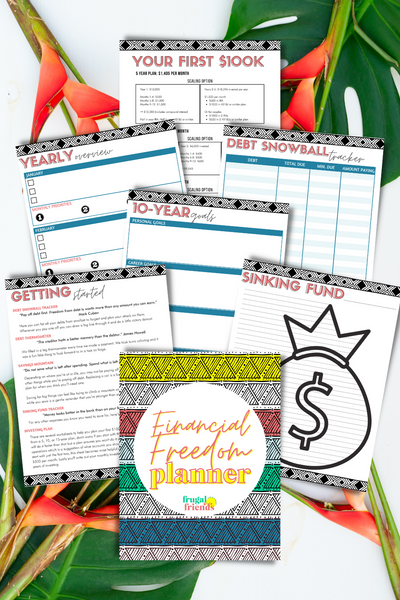 Financial Freedom Planner {35+ Page Digital Download}