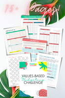 Values-Based Budgeting Challenge {75+ Page Digital Download}