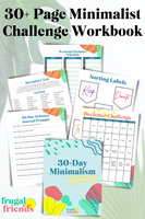 30-Day Minimalism Challenge {30+ Page Digital Download}